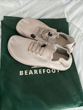 Knit Slip-On Sneakers in Light Grey